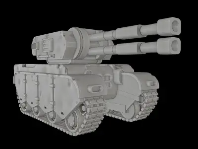 Frost Tank Free 3D model