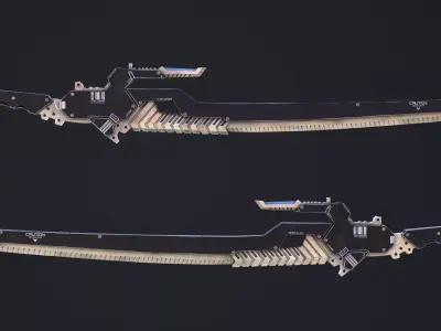 Armor Breaker sword Low-poly 3D model