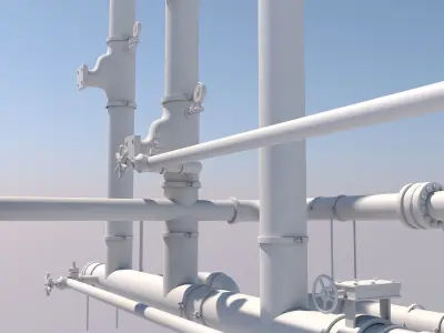 ISO Tank Container 3D model