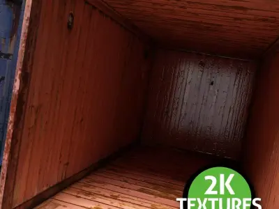 Cargo Container Low-poly 3D model buy