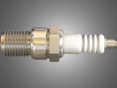 Spark Plug 3D model by markos3d