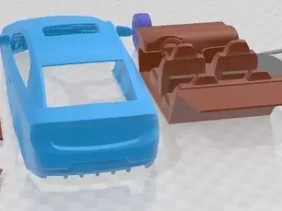 Kia Forte Cerato Koup 2010 Printable Car 3D print model