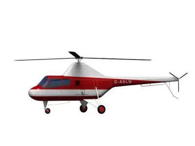Westland Widgeon 3D model