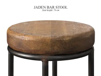 Industrial stools and chairs part2 3D model