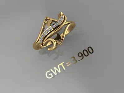 FASHION RING 3D model