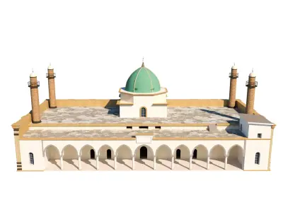 Al Nuri Great Mosque Reconstruction 3D model