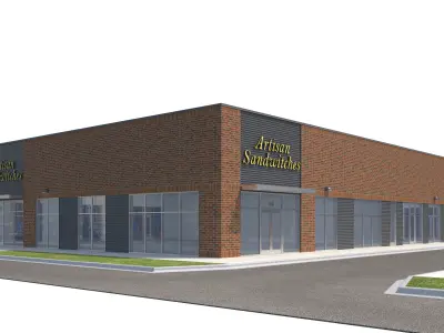 Retail-146 Retail Store 3D model