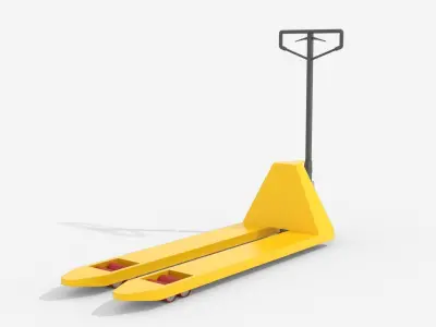 Hand Pallet Truck - Trans Pallet Low-poly 3D model