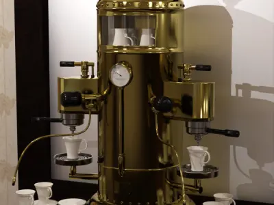 Espresso Machine - Blue Angel 3D model