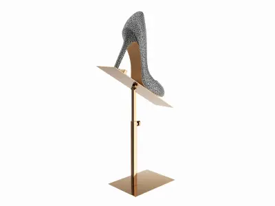 Store Shoe Riser Display Stand 3D model