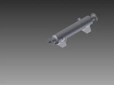 Tubular Heat Exchanger Free 3D model