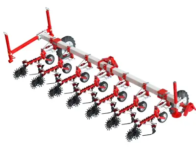 WG 0002 - Inter-row cultivator 420 3D model