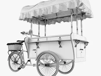 Cargo Bike Paris 3D model