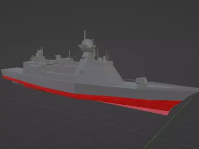 wars ship 3d model  Low-poly 3D model