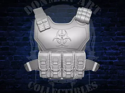 Scifi Vest Collection 3D Printable Files For Action figures 3D print model