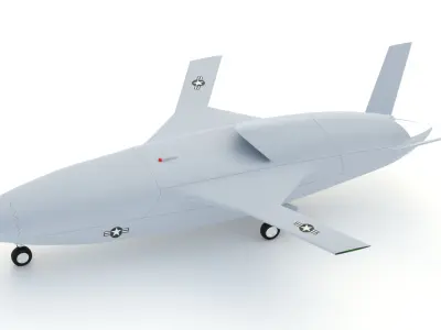 Skyborg - THE AI WINGMAN - Low-poly 3D model