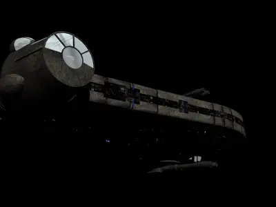 STAR WARS - YT2400 LIGHT FREIGHTER Low-poly 3D model