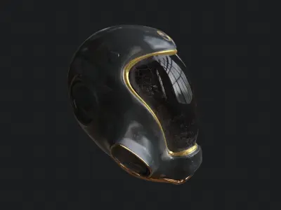 Sci-FI Helmet 3D model