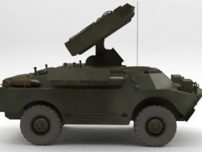 rocket launcher 3D model 5