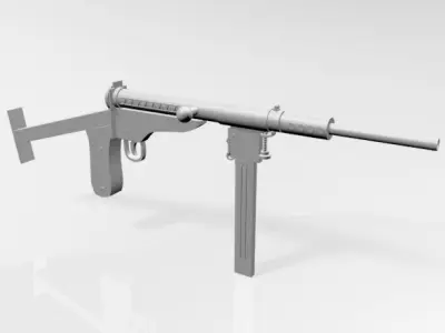 MP 3008 Gun 01 3D model