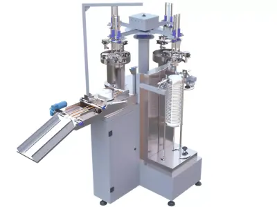 industrial cake pan cleaner 3D model