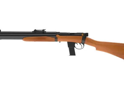 De Lisle Carbine 3D model