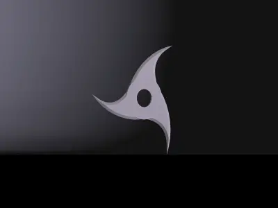 Shuriken 3blade Free 3D model