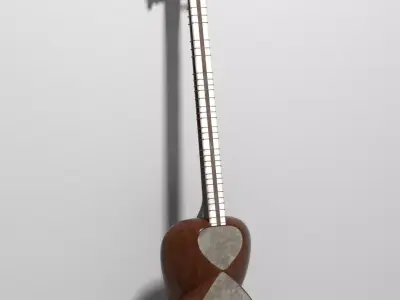 Middle-eastern musical instrument Persian Taar Free 3D model