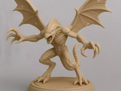 SKY HUNTER  Aerial Alien Assassin STL Pack 3D print model purchase