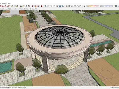 Sketchup Landscape Park J8 3D model