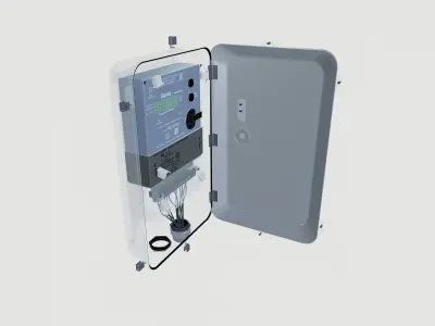 Cubicle Meter 3D model