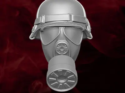 Gas Mask Collection V2 Donman Art 3D files for Action Figures 3D print model purchase
