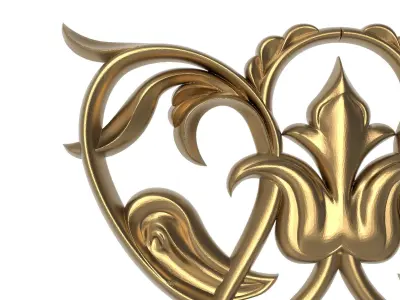  decorative pattern ready for 3D printing 3D model 496