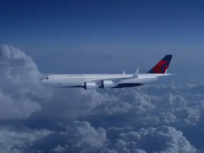 Boing A320 Flight Free 3D model