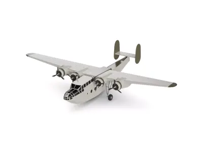 Flying boat 3D model get
