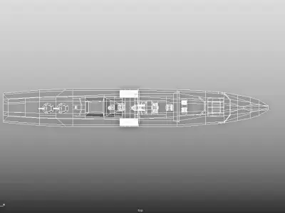 frigate FFG 3D model