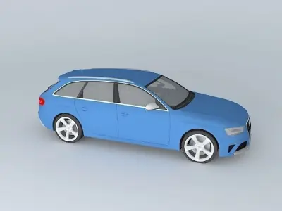 Audi RS4 Avant B8 Typ 8K 2013 Free 3D model