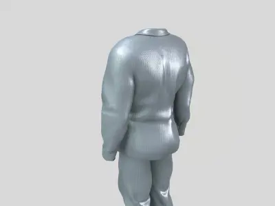 Heat resistant safety suit 3D model