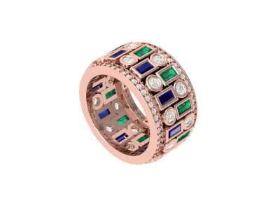 Wedding Ring  3D print model 173