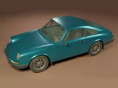 Sport Car P1 Free low-poly 3D model