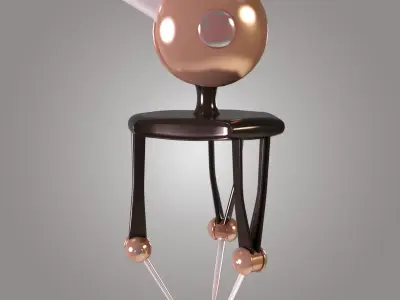 Robotic Arm Rigged 3D model 3D model purchase