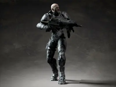 Dark Trooper Armor 3D model
