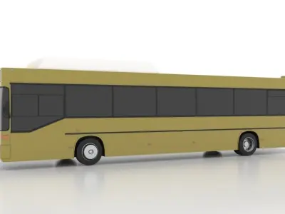 Mercedes-Benz O405 CNG Low Low-poly 3D model