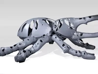 Hercules Dust Voronoi 3D model