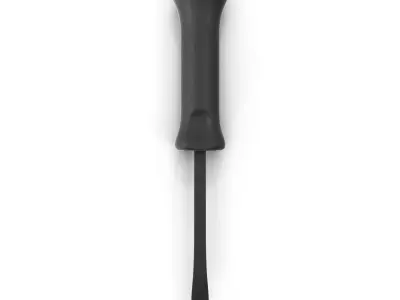 Straight Striking Prybar 12in Low-poly 3D model