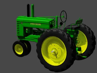 John Deere Model A 3D model