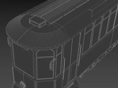 tram wagon  3D model