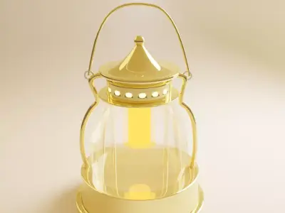3D model Thai lamp Free 3D model
