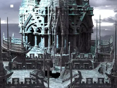 Poseidon Dark Towers Kitbash 1  3D model