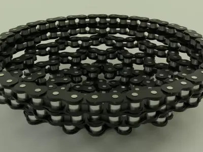 Industrial chain bowl 3D model